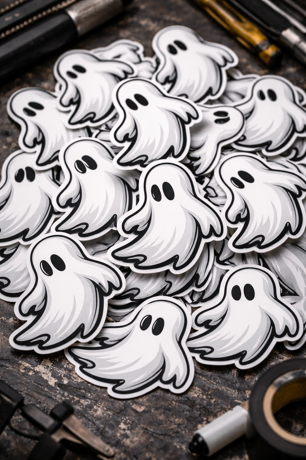 Ghostie vinyl sticker