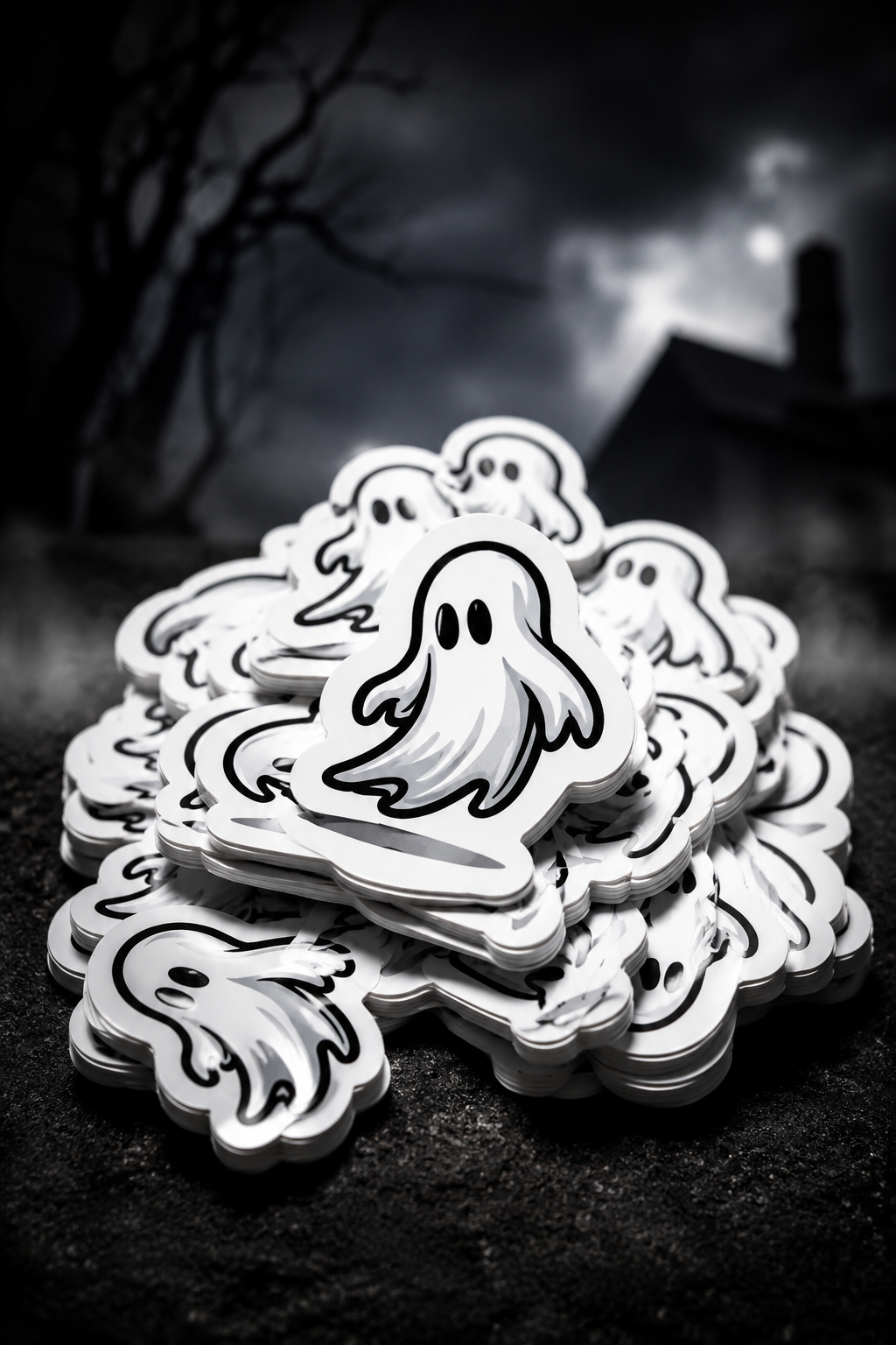 Ghostie vinyl sticker