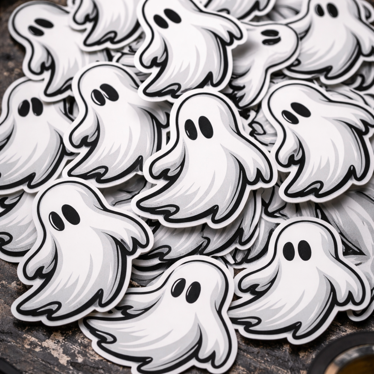 Ghostie vinyl sticker